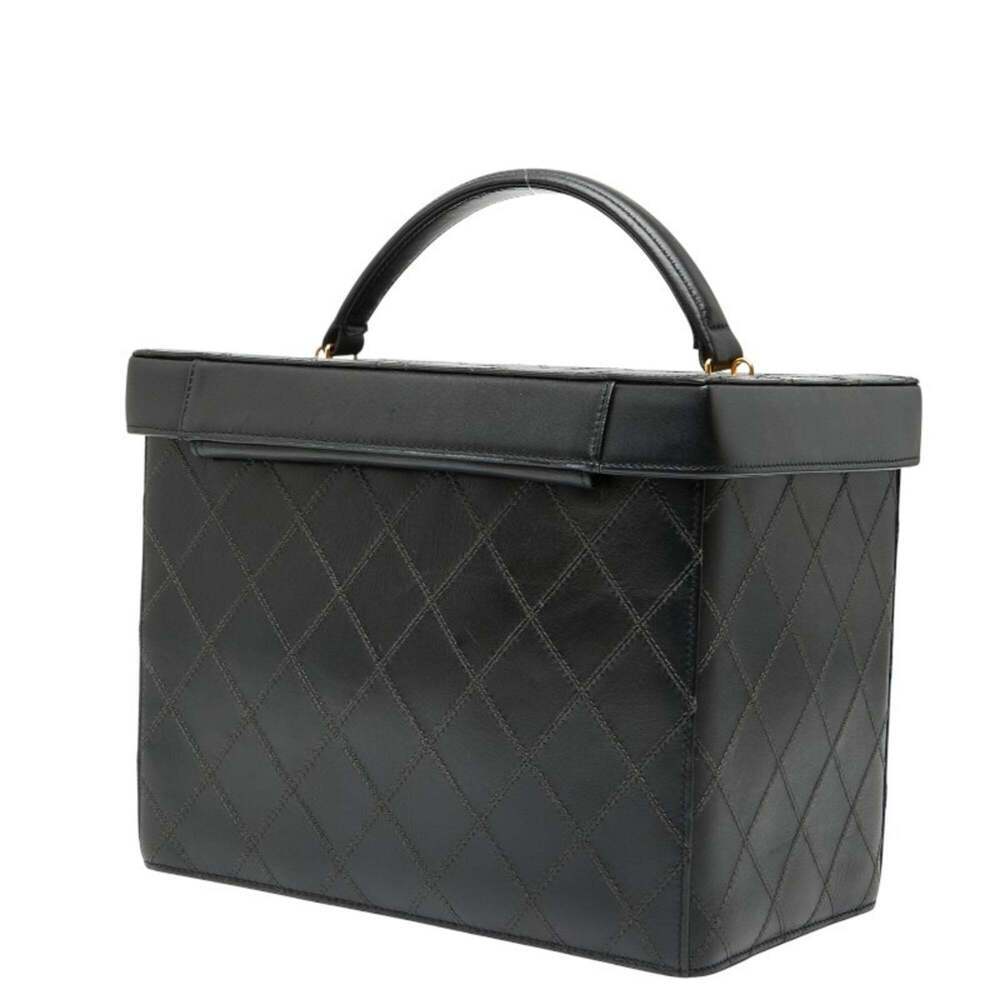 CHANEL Black Lambskin Leather Shoulder Bag - Picture 2 of 11